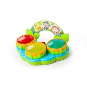 Bright Starts Safari Beats Musical Drum Toy with Lights